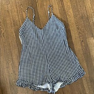 Kendall and Kylie Gingham print Romper